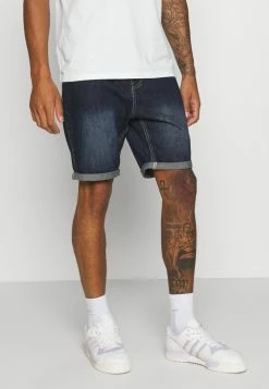 Brave Soul Denim Shorts - Dark Blue Wash