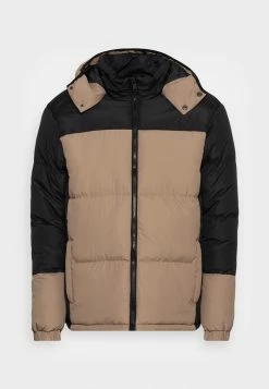 Brave Soul ROCKER - Winter Jacket - Black/stone