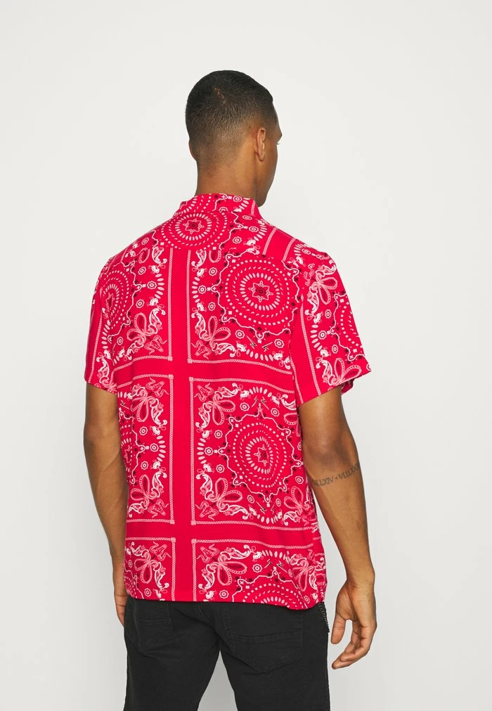 Brave Soul FENDERB - Shirt - Red/optic White/jet Black - Image 3