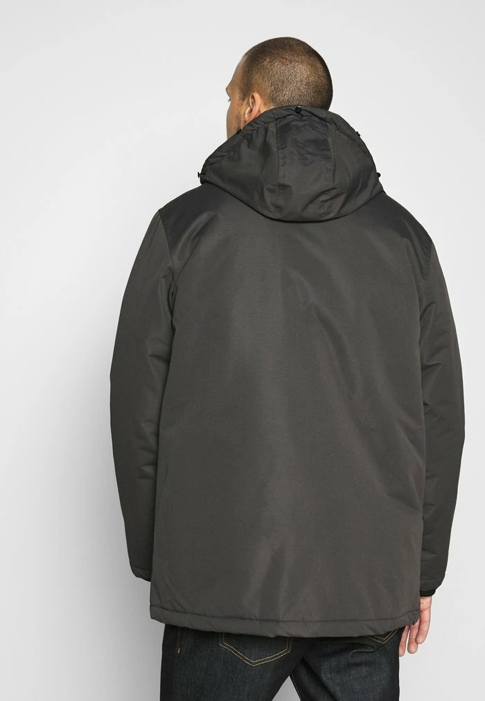 Brave Soul Winter Coat - Steel Grey 6 Brave Soul Winter Coat - Steel Grey - Image 4