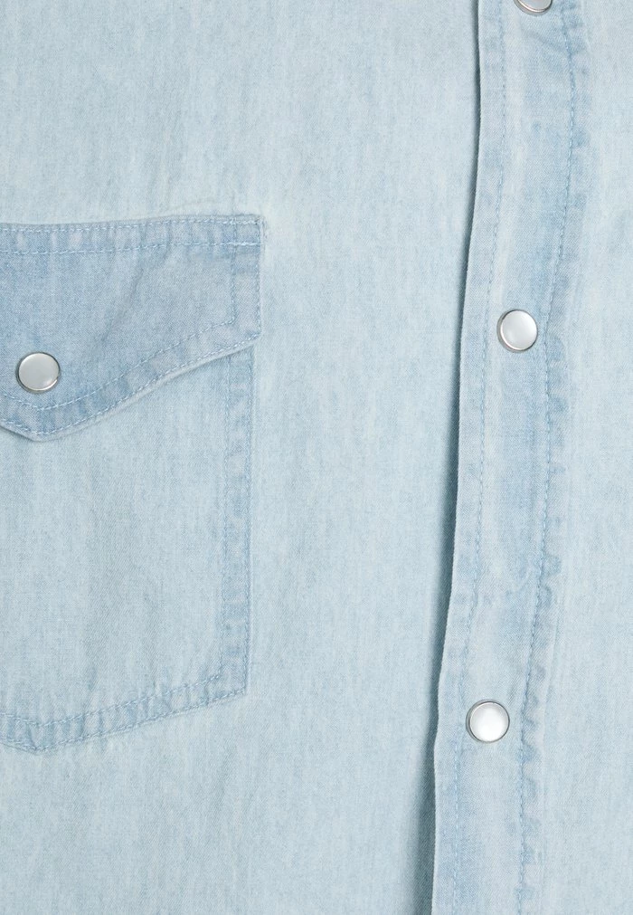 Brave Soul GIDDENS - Shirt - Light Blue Denim - Image 3