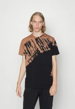 Brave Soul Print T-shirt - Black