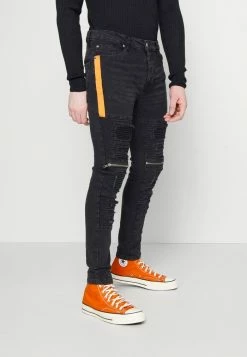 Brave Soul RUBEN - Jeans Skinny Fit - Charcoal Wash
