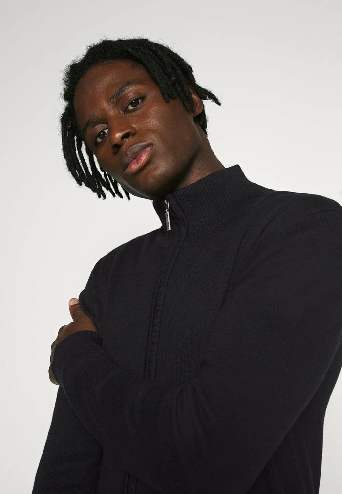 Brave Soul WESLEE - Cardigan - Jet Black - Image 5