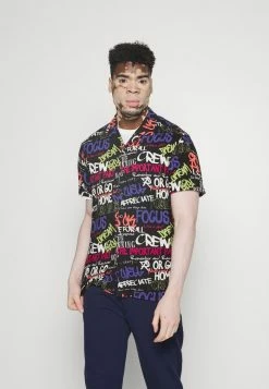 Brave Soul Shirt - Black / Multi-colour