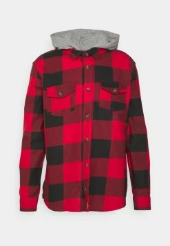 Brave Soul INGAROC - Shirt - Red/jet Black