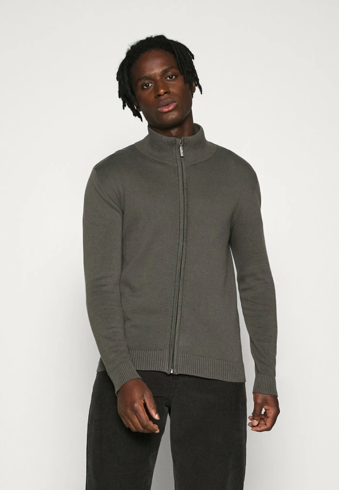 Brave Soul WESLEE - Cardigan - Dark Grey Marl 3 Brave Soul WESLEE - Cardigan - Dark Grey Marl