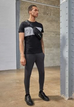 Brave Soul Tracksuit Bottoms - Dark Charcoal