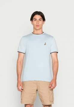 Brave Soul FEDERERE - Basic T-shirt - Blue