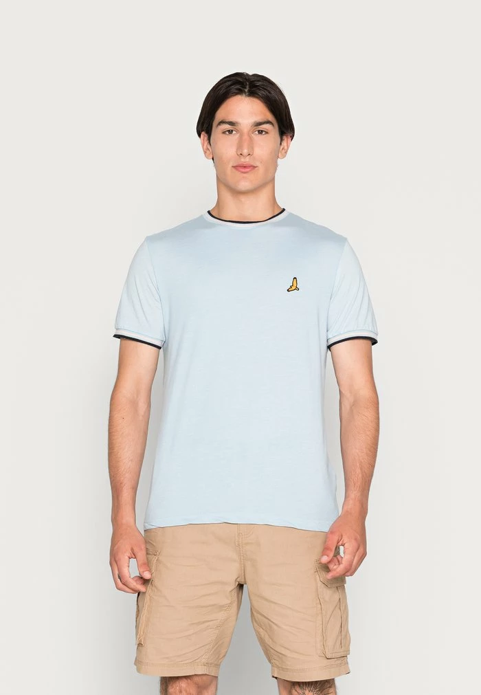 Brave Soul FEDERERE - Basic T-shirt - Blue