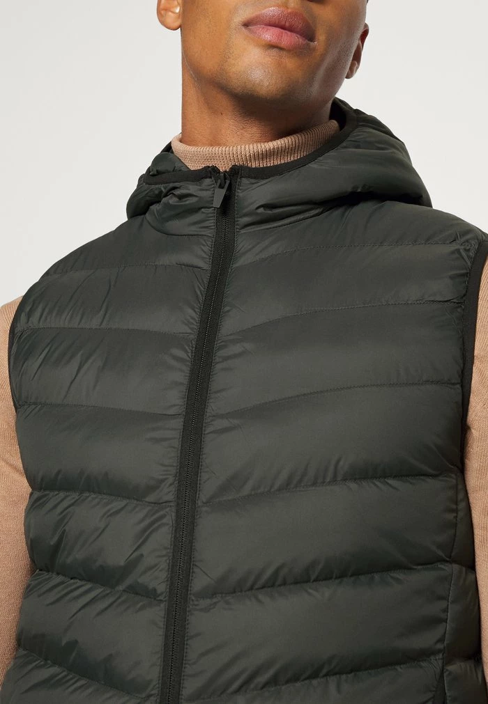 Brave Soul Waistcoat - Khaki - Image 4