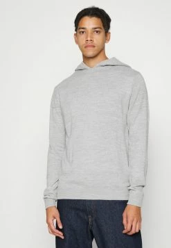 Brave Soul SANCHO - Jumper - Light Grey Marl