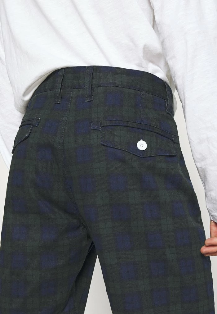 Brave Soul SMITHCHECK - Shorts - Khaki/navy - Image 6