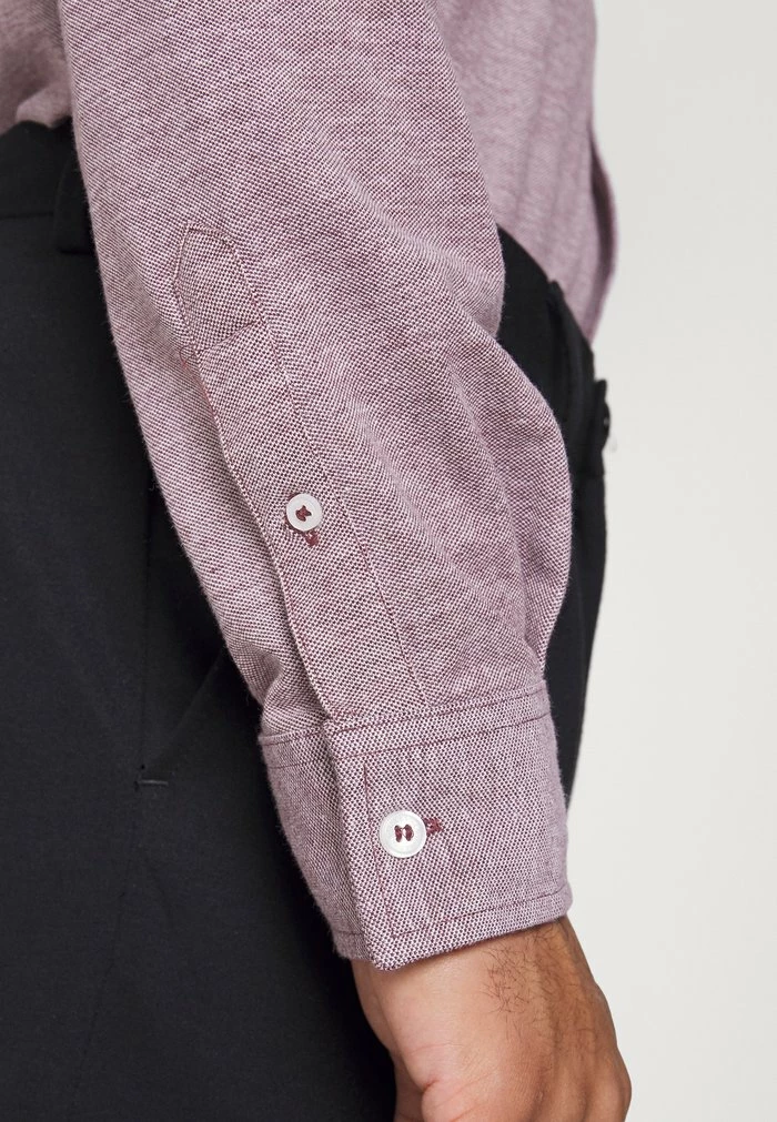 Brave Soul Shirt - Burgundy/grey - Image 5