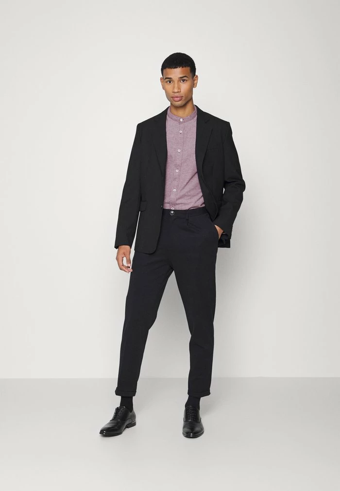 Brave Soul Shirt - Burgundy/grey - Image 2