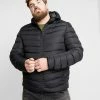 Brave Soul GRANTPLAIN PLUS - Winter Jacket - Black
