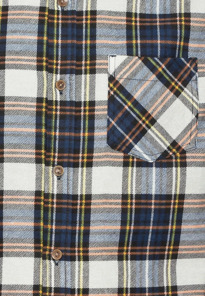 Brave Soul PAULOS - Shirt - White/blue/black/orange/yellow - Image 3