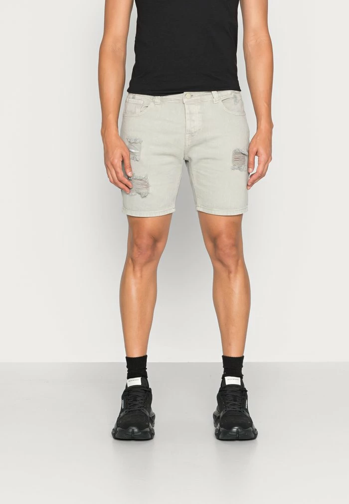 Brave Soul Denim Shorts - Grey