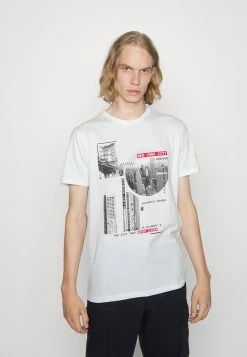 Brave Soul Print T-shirt - White