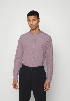 Brave Soul Shirt - Burgundy/grey