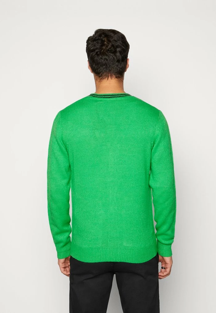 Brave Soul ASGERC - Cardigan - Green Bee/jet Black - Image 3