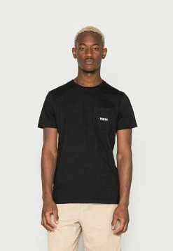 Brave Soul Print T-shirt - Black