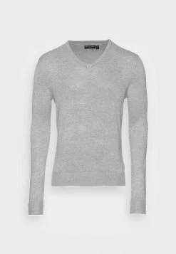 Brave Soul BRAMBER - Jumper - Light Grey Marl