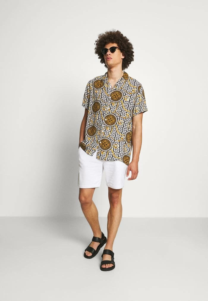 Brave Soul CALEB - Shirt - Black, Yellow - Image 2