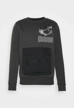 Brave Soul VOID - Sweatshirt - Dark Charcoal Marl