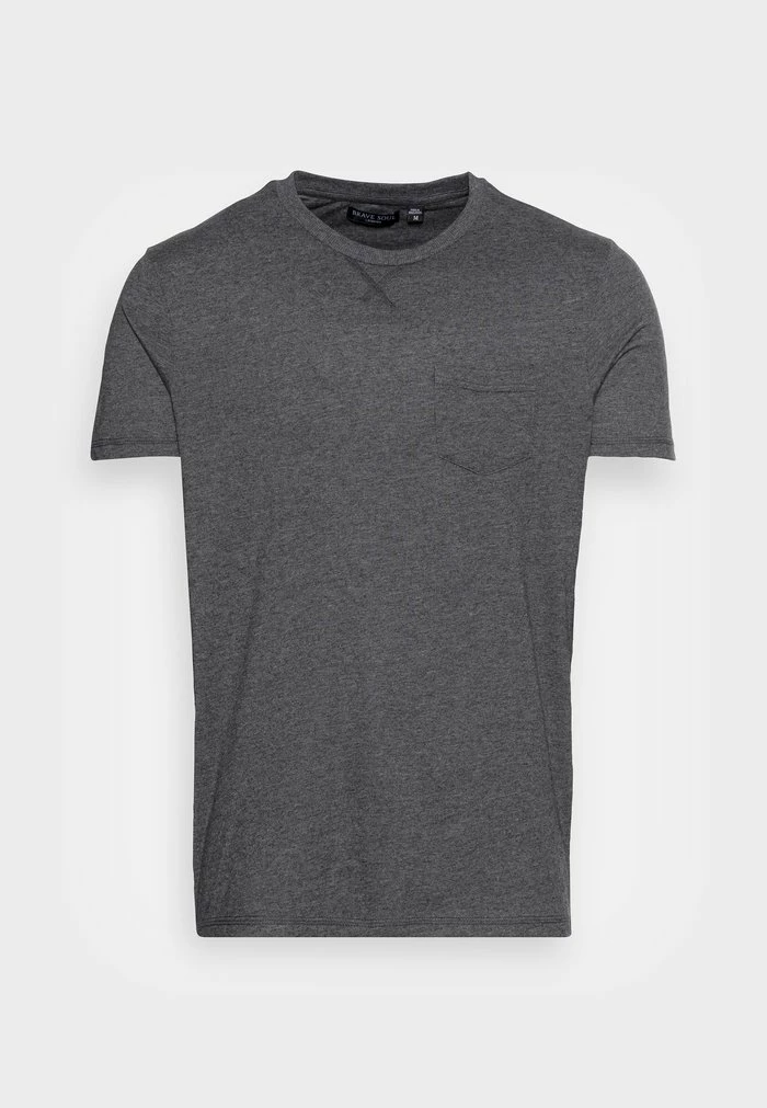 Brave Soul ARKHAMP - Basic T-shirt - Dark Grey - Image 4