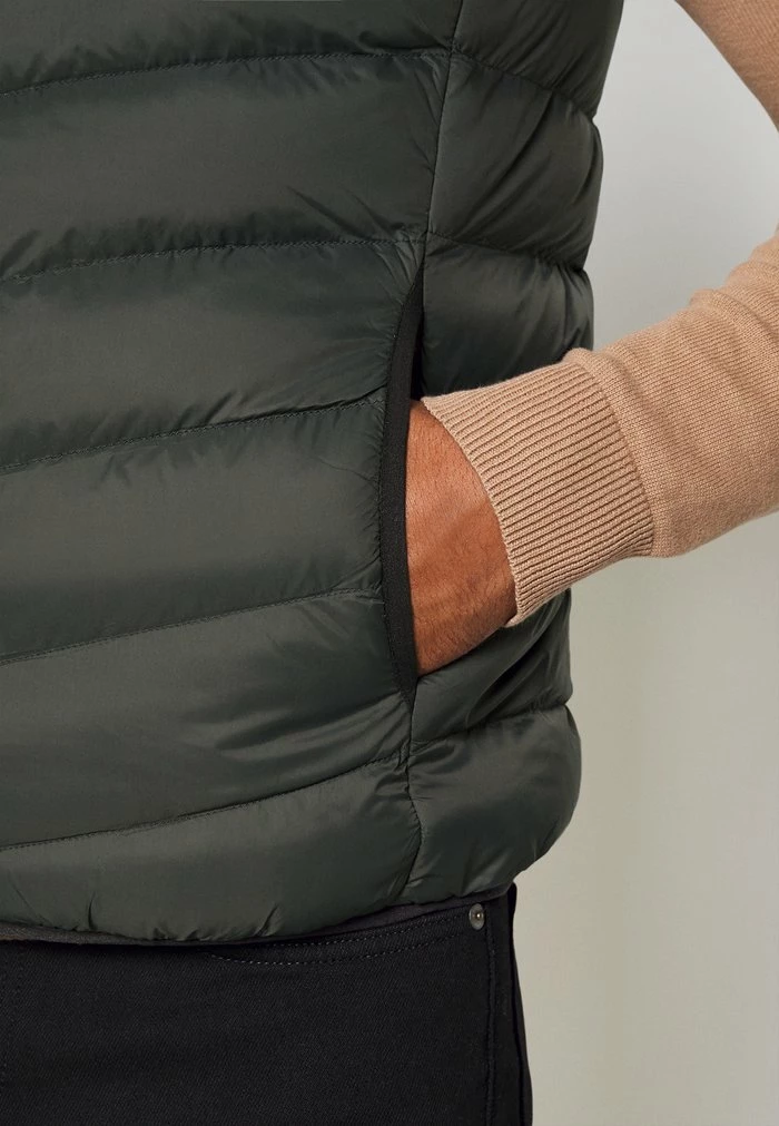 Brave Soul Waistcoat - Khaki - Image 6