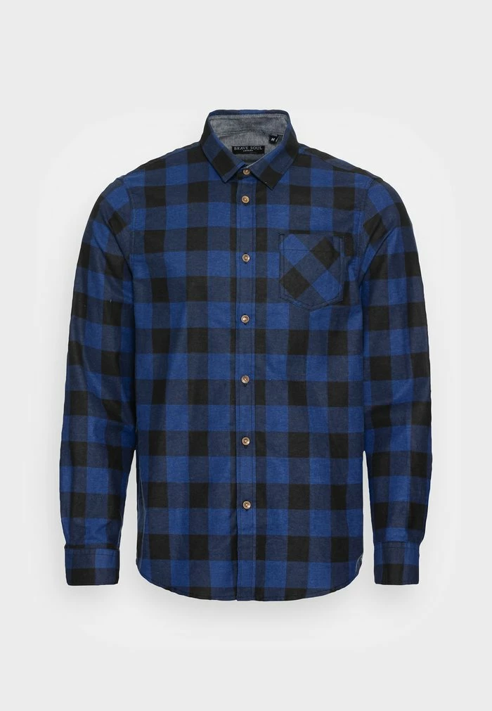 Brave Soul Shirt - Blue/black