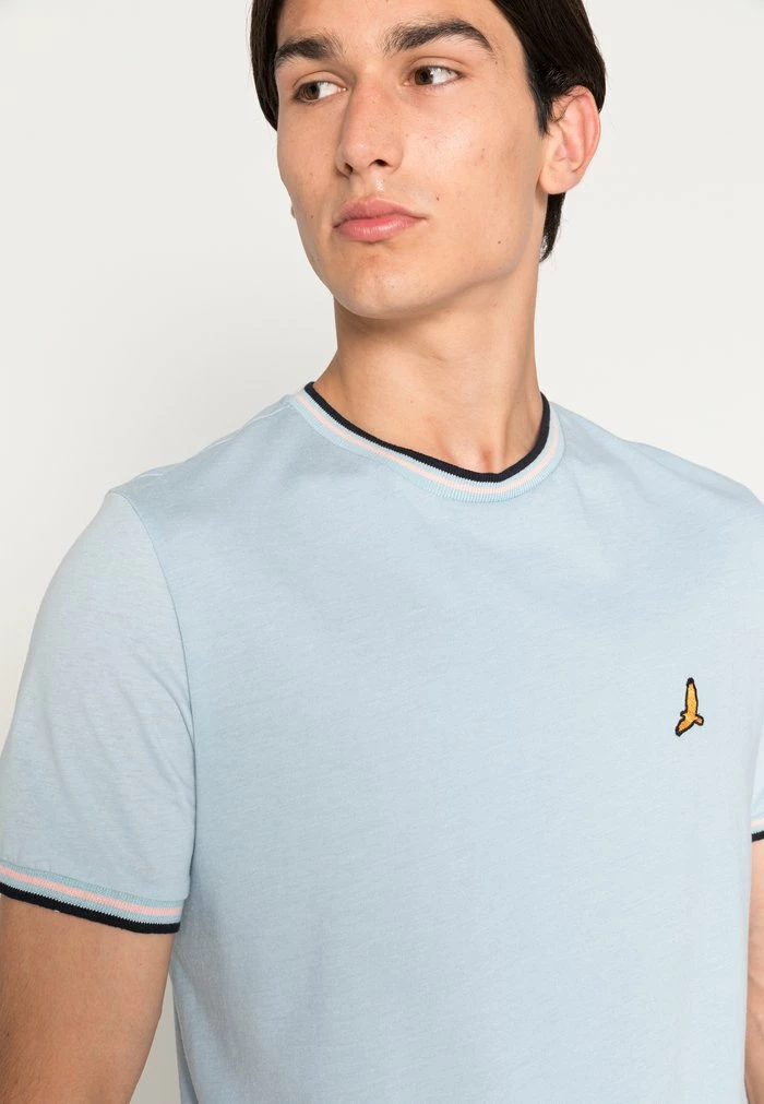 Brave Soul FEDERERE - Basic T-shirt - Blue - Image 5