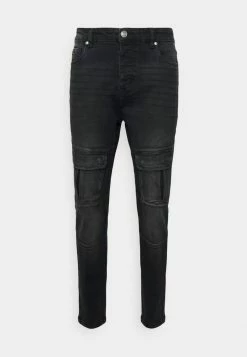 Brave Soul ADRIEN - Jeans Skinny Fit - Charcoal Wash