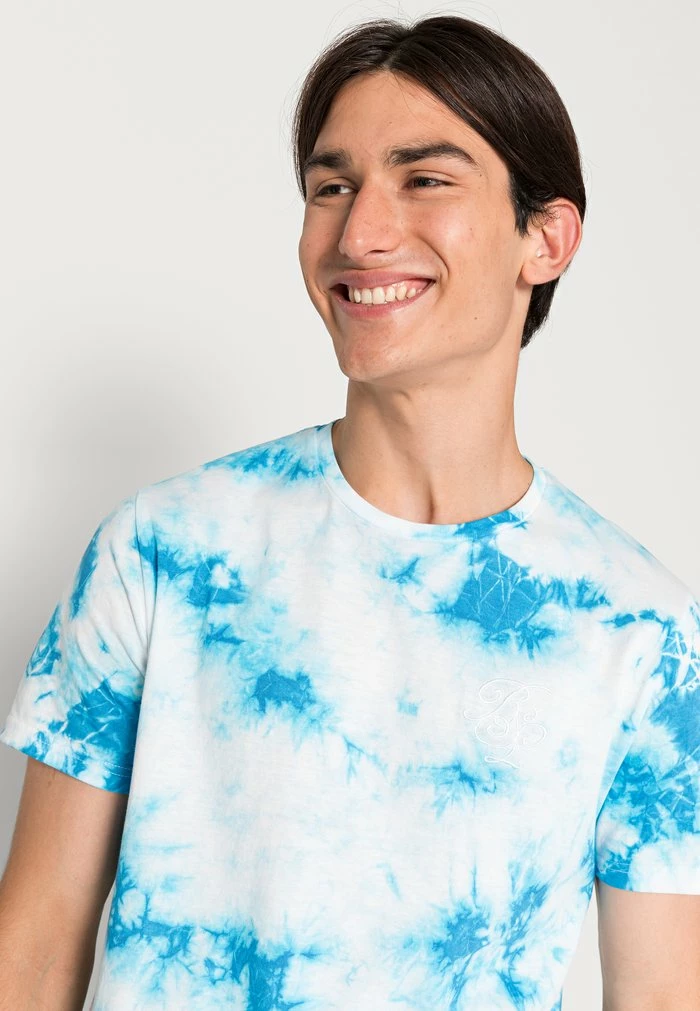 Brave Soul BRENT - Print T-shirt - Blue - Image 5