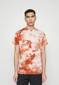 Brave Soul DIXON - Print T-shirt - Orange