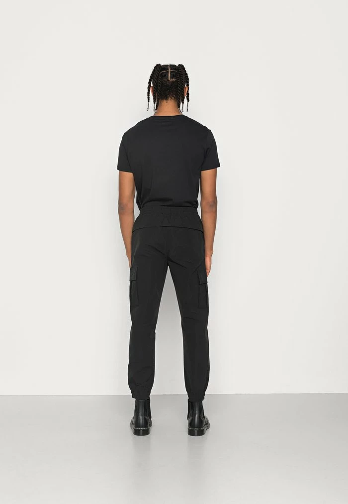 Brave Soul TEXAS - Cargo Trousers - Black - Image 3