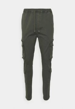 Brave Soul ASKERNCHARC - Cargo Trousers - Charcoal