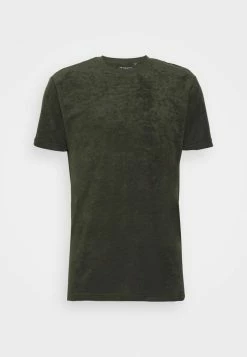 Brave Soul APSION - Basic T-shirt - Mid Khaki