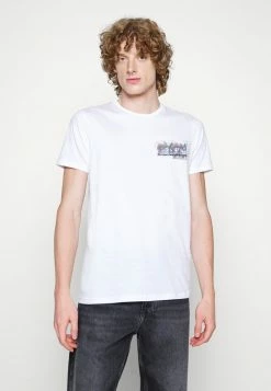 Brave Soul Print T-shirt - White