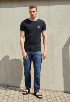 Brave Soul HEIR - Print T-shirt - Jet Black