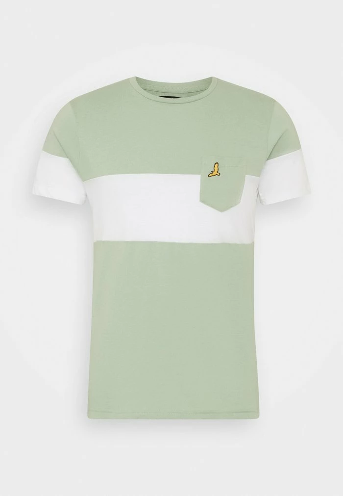 Brave Soul PIOUSC - Print T-shirt - Mint/optic White - Image 6