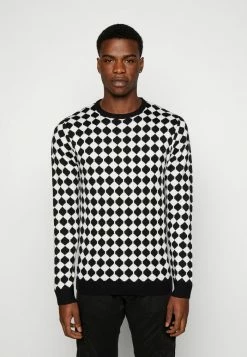 Brave Soul Jumper - Jet Black/optic White