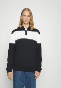 Brave Soul KREIGER - Jumper - Midnight Navy/charcoal/black/white