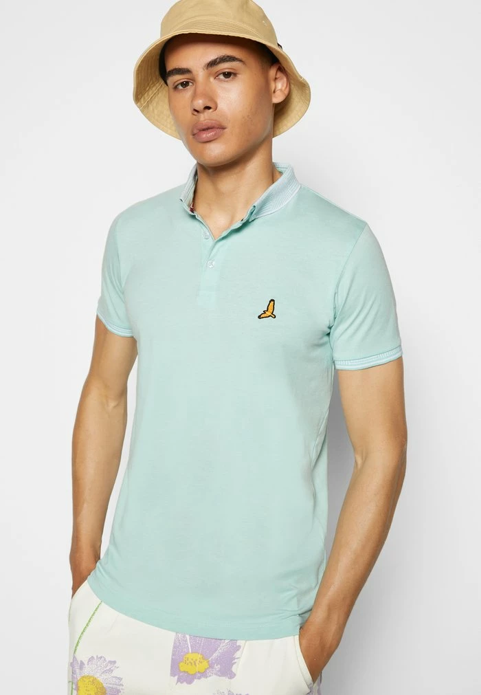 Brave Soul GLOVERD - Polo Shirt - Pale Green/white - Image 5