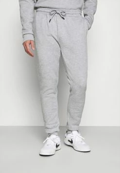 Brave Soul TYRELLC - Tracksuit Bottoms - Grey Marl/ Jet Black