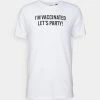 Brave Soul VACCINE - Print T-shirt - Optic White