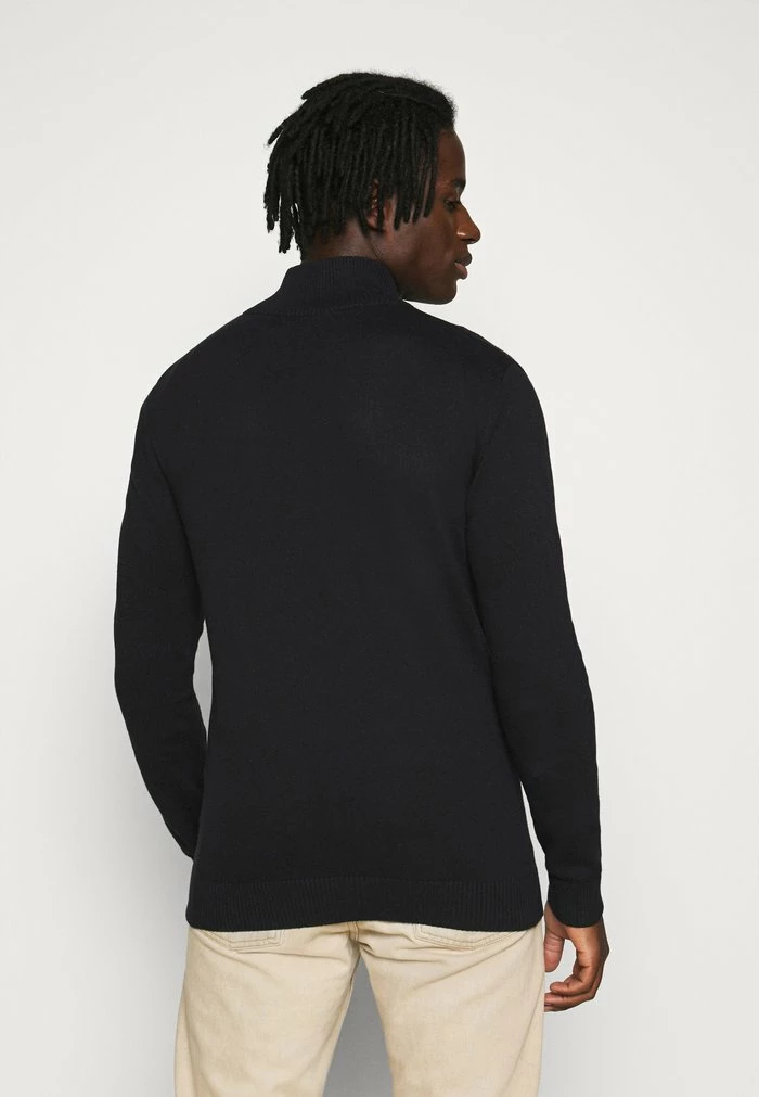 Brave Soul WESLEE - Cardigan - Jet Black - Image 3