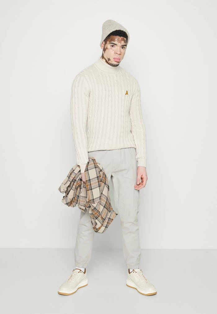 Brave Soul FINE - Cargo Trousers - Light Grey - Image 2