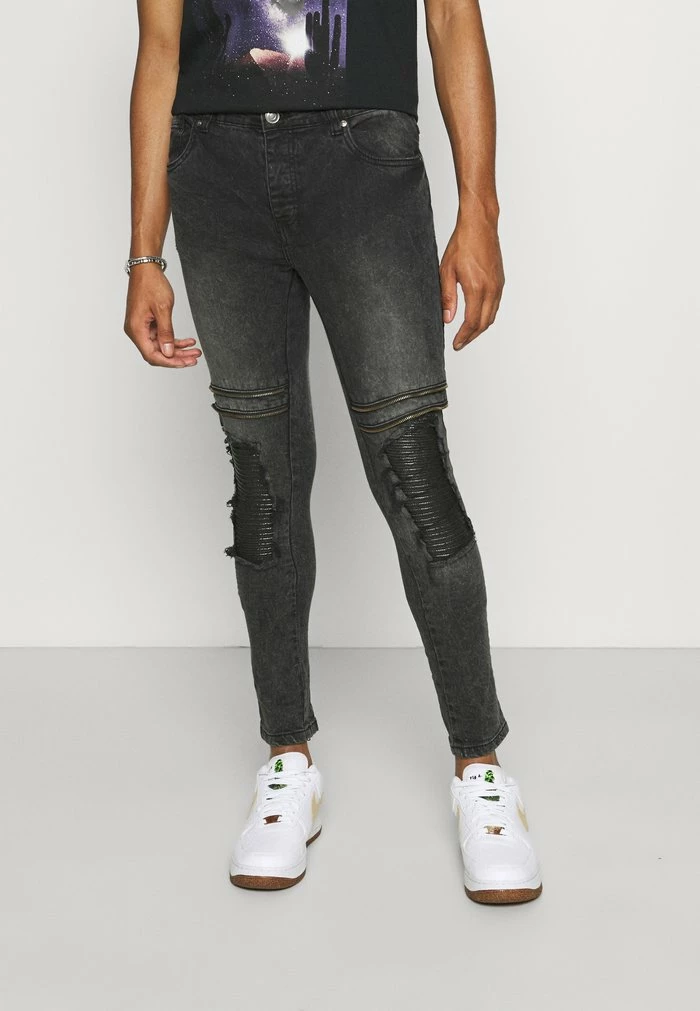 Brave Soul BELIZE - Jeans Skinny Fit - Dark Grey